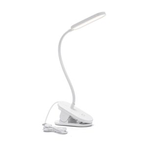 B.V.  - LED Stmívatelná stolní lampa s klipem LED/2,5W/5V bílá