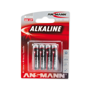 ANSMANN Ansmann 09630 LR03 AAA RED - 4ks alkalická baterie 1,5V