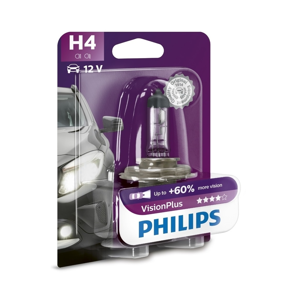 Philips Autožárovka Philips VISION PLUS 12342VPB1 H4 P43t-38/55W/12V