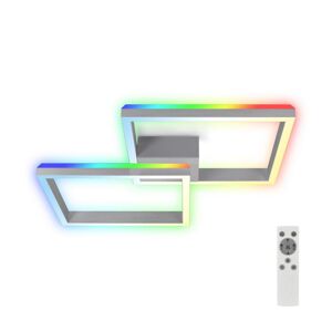 Brilo Brilo - LED RGBW Stmívatelný přisazený lustr FRAME 2xLED/17W/230V 2700-6500K+ DO