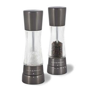Cole&Mason Cole&Mason - Sada mlýnků na sůl a pepř DERWENT 2 ks 19 cm antracit