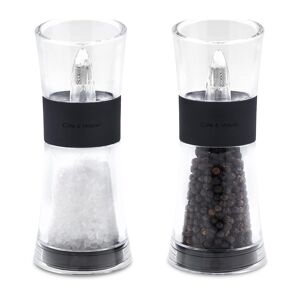 Cole&Mason Cole&Mason - Sada mlýnků na sůl a pepř FLIP 2 ks 15,4 cm černá