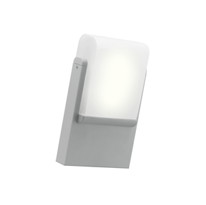 Eglo EGLO 89576 - Venkovní nástěnné svítidlo CARACAS 1xE27/22W/230V stříbrná IP44