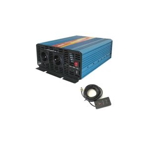 - Měnič napětí 2000W/24V/230V + drátové dálkové ovládání