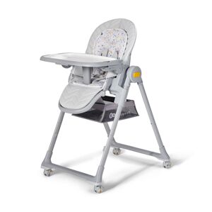 Kinderkraft KINDERKRAFT - Dětská jídelní židle 2v1 LASTREE šedá