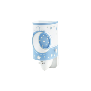 Dalber 63235LT - LED Dětská lampička do zásuvky BLUE MOON LED/0,5W