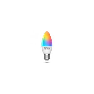 B.V. LED RGBW Žárovka C37 E27/7W/230V 3000-6500K Wi-Fi -
