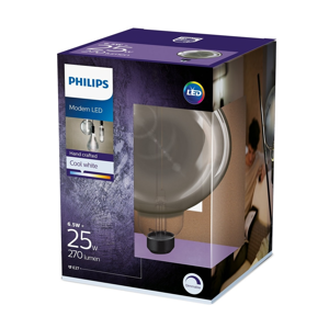 Philips LED Stmívatelná žárovka SMOKY VINTAGE Philips G200 E27/6,5W/230V 4000K