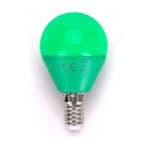 LED Žárovka G45 E14/4W/230V zelená -