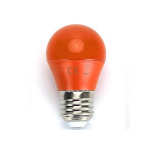 LED Žárovka G45 E27/4W/230V oranžová -