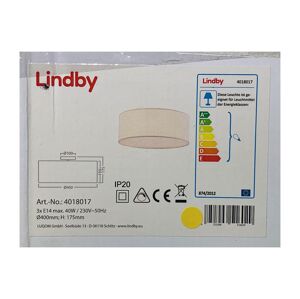 Lindby Lindby - Stropní svítidlo HENRIKA 3xE14/40W/230V bílá