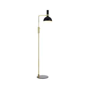 Markslöjd Markslöjd 106972 - Stmívatelná stojací lampa LARRY 1xE27/60W/230V černá/zlatá