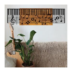 Nástěnná dekorace 100x30 cm klavír