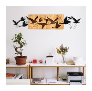 Nástěnná dekorace 111x25 cm ptáci