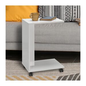 Adore Furniture Odkládací stolek 65x35 cm bílá