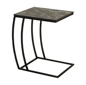 Adore Furniture Odkládací stolek 65x35 cm černá