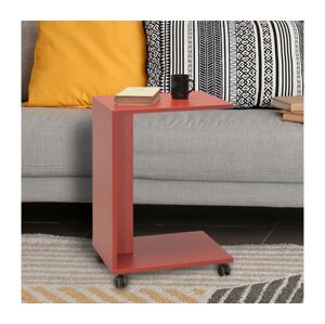 Adore Furniture Odkládací stolek 65x35 cm červená