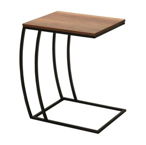 Adore Furniture Odkládací stolek 65x35 cm hnědá