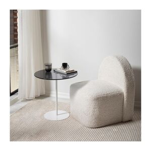 Odkládací stolek CHILL 50x50 cm bílá/černá
