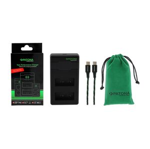 PATONA PATONA - Rychlonabíječka Dual Fuji NP-W126 + kabel USB-C 0,6m