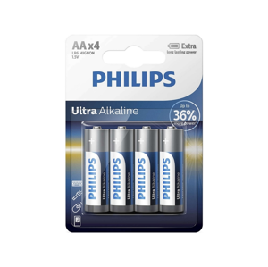Baterie Philips Ultra Alkaline AA 4ks
