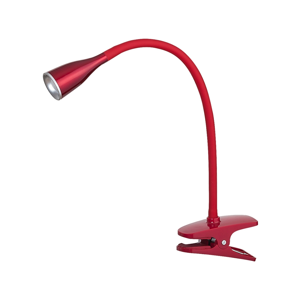 Rabalux Rabalux 4198 - LED Stolní lampa s klipem JEFF 1xLED/4,5W/230V červená