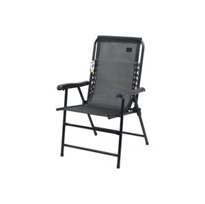 Skládací zahradní židle černá