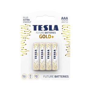 Tesla Batteries Tesla Batteries - 4 ks Alkalická baterie AAA GOLD+ 1,5V