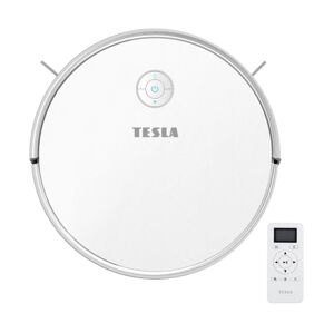 Tesla Tesla - Chytrý robotický vysavač 2v1 2600 mAh Wi-Fi bílá + dálkové ovládání