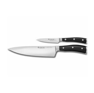 Wüsthof Wüsthof - Sada kuchyňských nožů CLASSIC IKON 2 ks černá