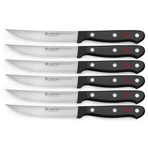 Wüsthof Wüsthof - Sada kuchyňských nožů na steak GOURMET 6 ks černá